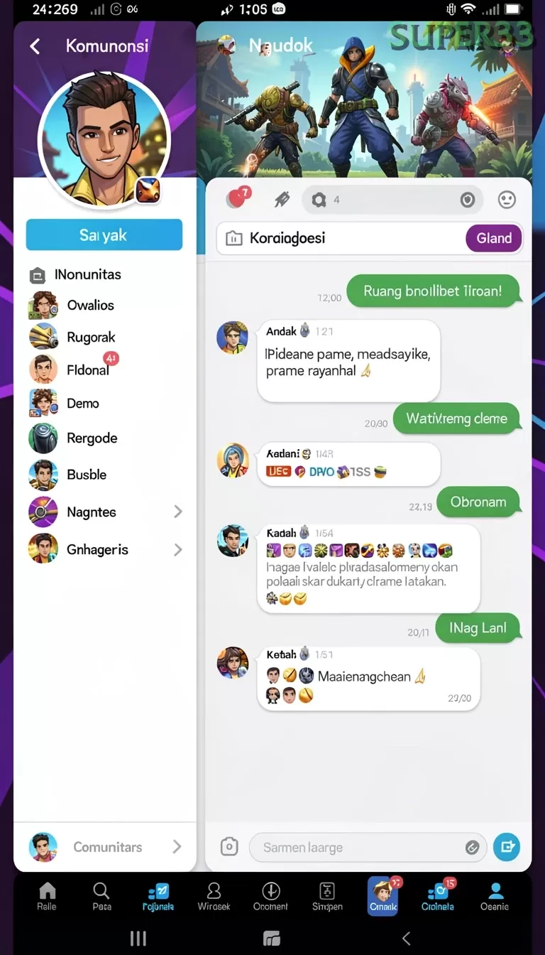 Cuplikan layar WIN88 — menu navigasi